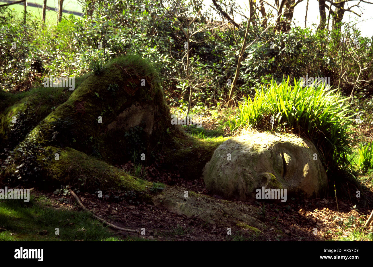 The Mud Maid, Lost Gardens of Heligan Cornwall UK Stock Photo