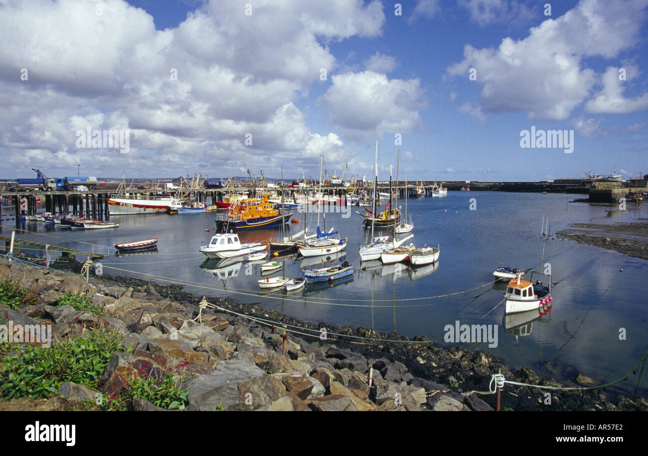 Newlyn harbour, Cornwall, UK Stock Photo - Alamy