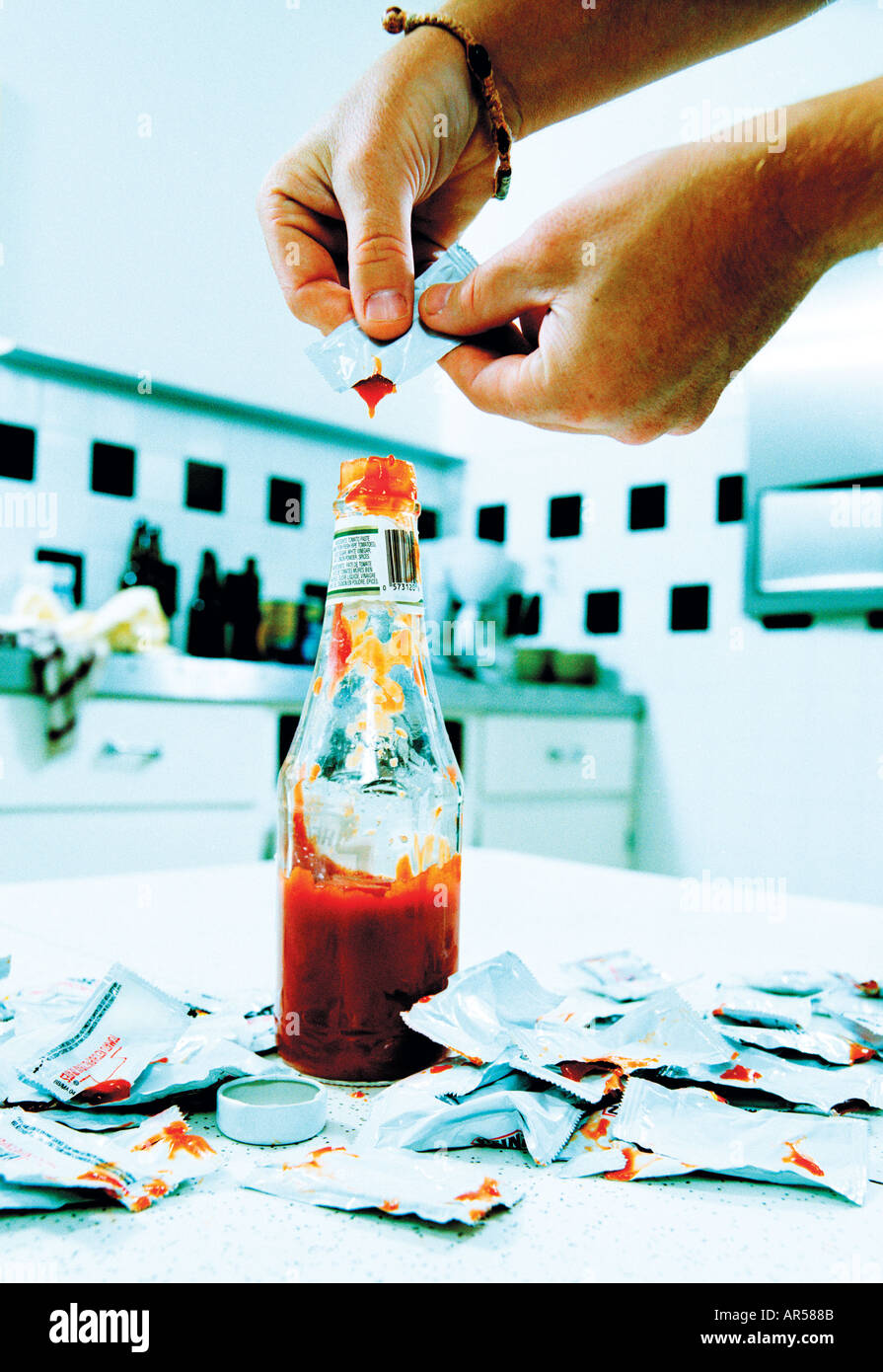 Squeezing ketchup hires stock photography and images Alamy