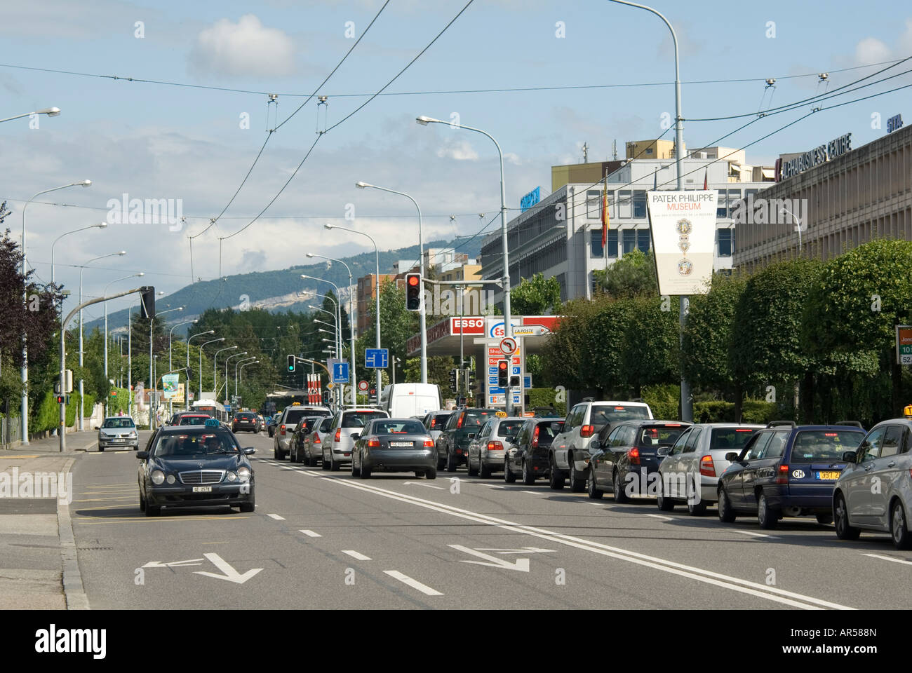 Car traffic street geneva hi-res stock photography and images - Alamy
