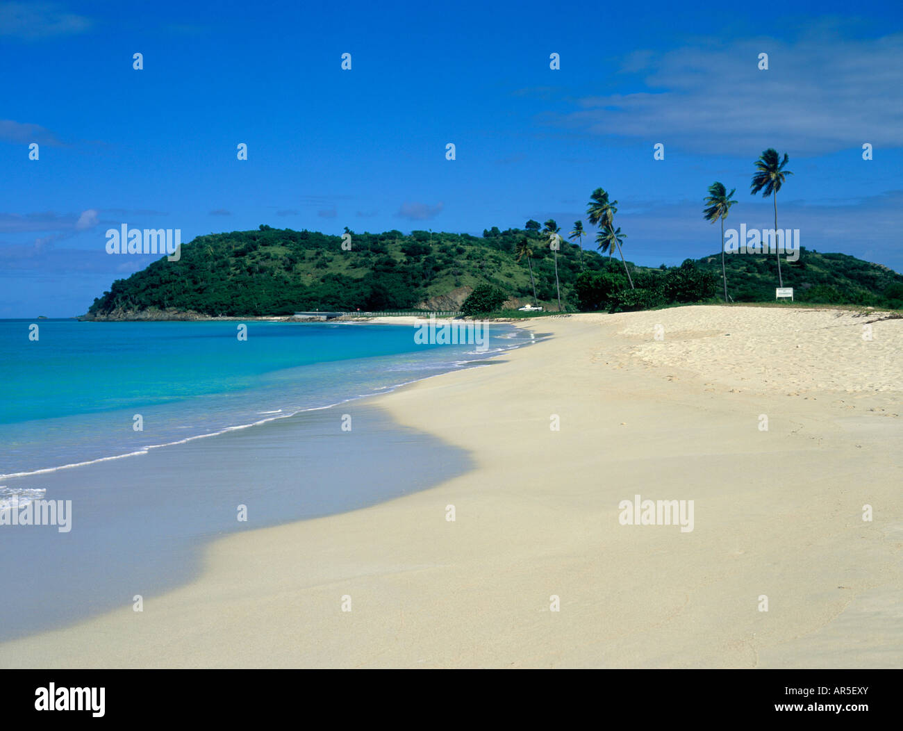 DARKWOOD BEACH WEST COAST ANTIGUA Stock Photo