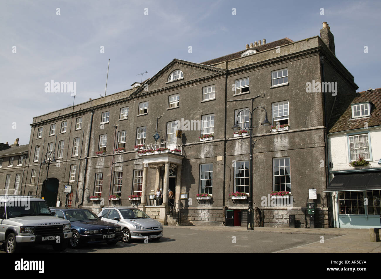 Angel Hotel Angel Hill Bury St Edmunds Suffolk England UK Stock Photo