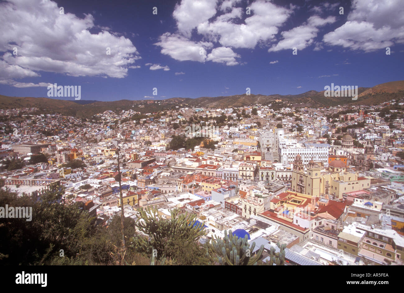 Guanajuato City View Stock Photo Alamy