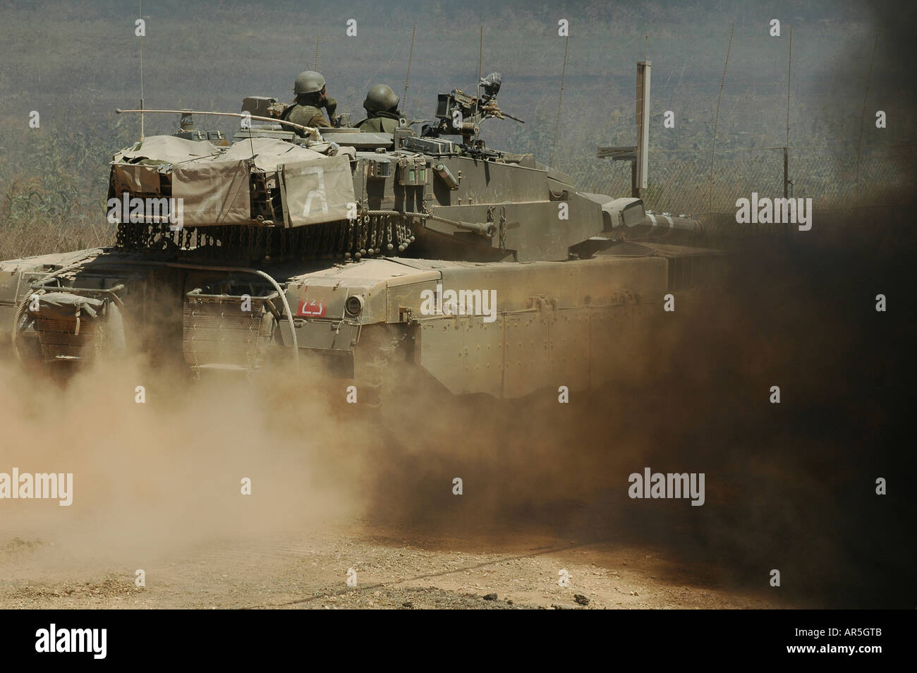 IDF Merkava tank Israel Stock Photo