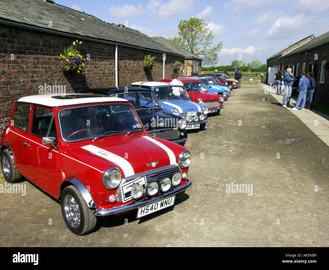 Mini Car Rally, Middlesbrough, North Yorks, England Stock Photo Alamy
