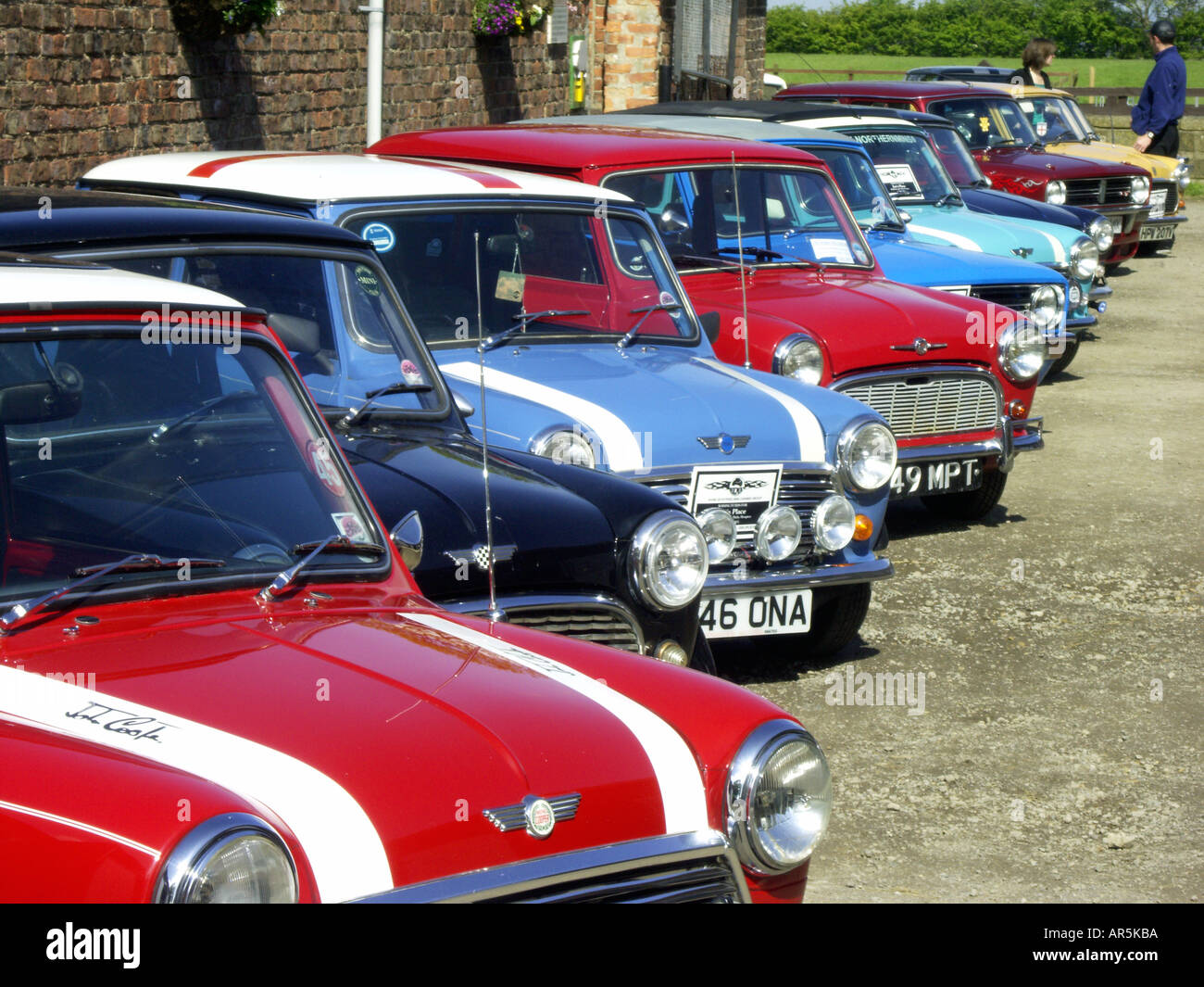 Mini Car Rally, Middlesbrough, North Yorks, England Stock Photo Alamy