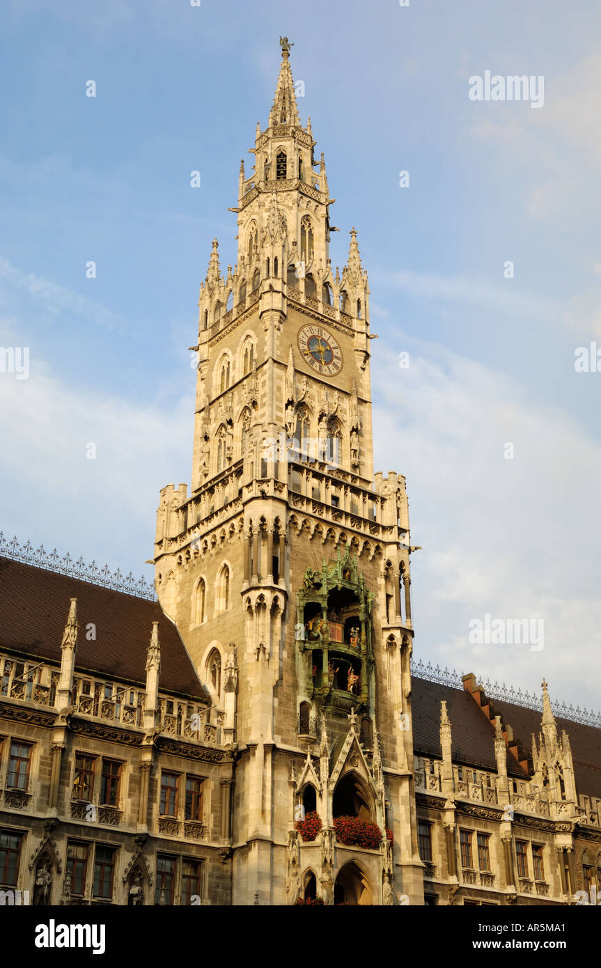 Neues Rathaus (New Town Hall), Marienplatz, Munich (Munchen / Muenchen ...