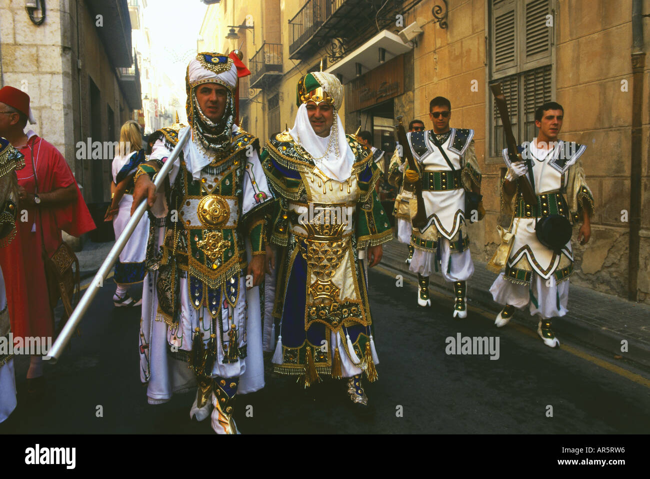 Moors and Christians Festival, Ontinyent, Province Valencia, Spain Stock Photo