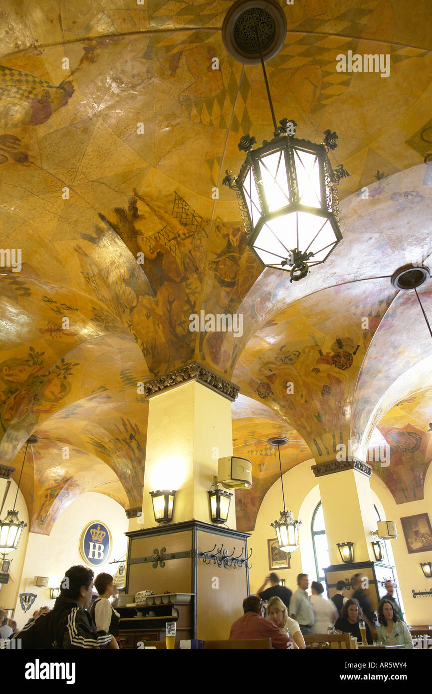 Germany Bavaria Munich Hofbräuhaus Beer Hall Stock Photo Alamy