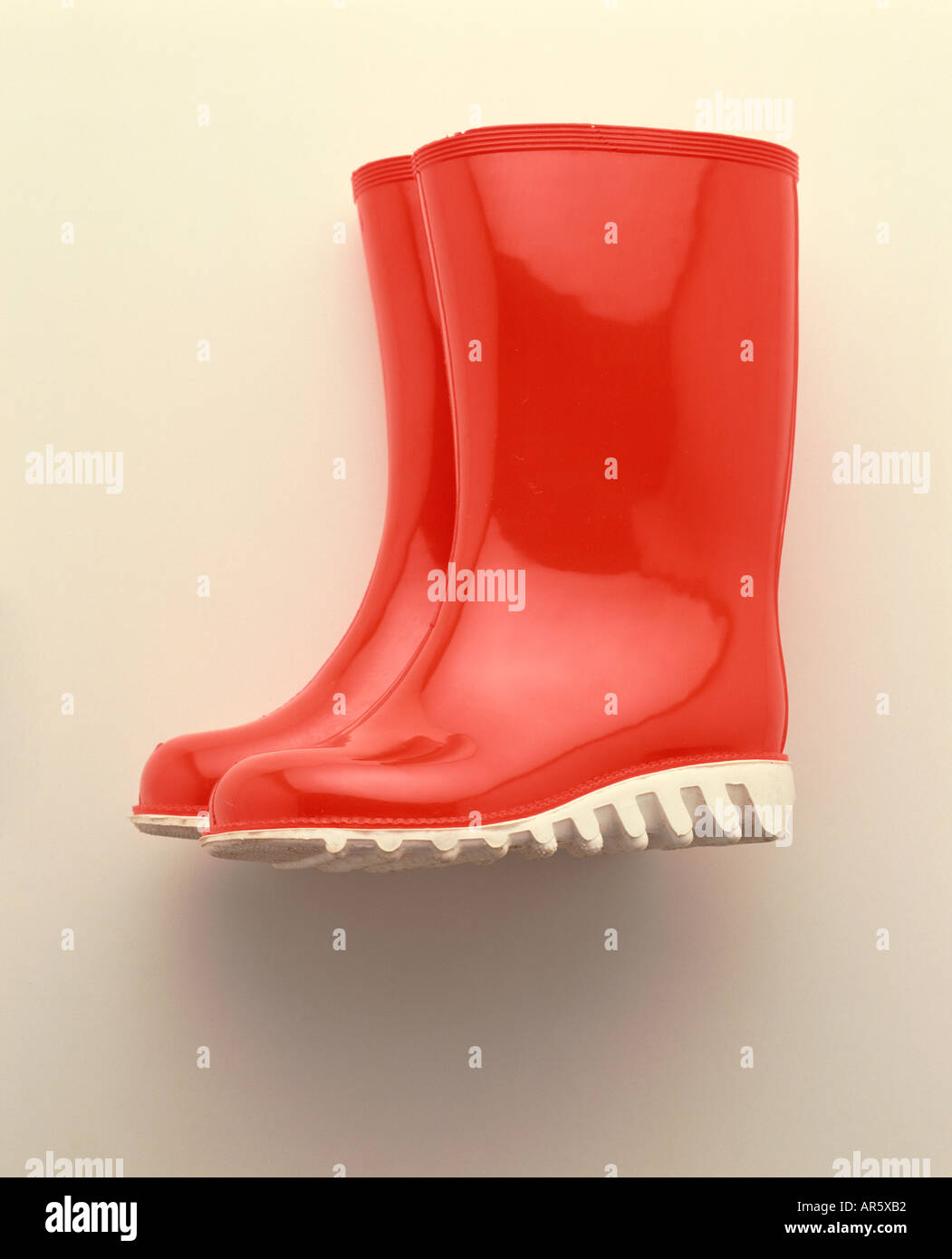 red wellington boots child