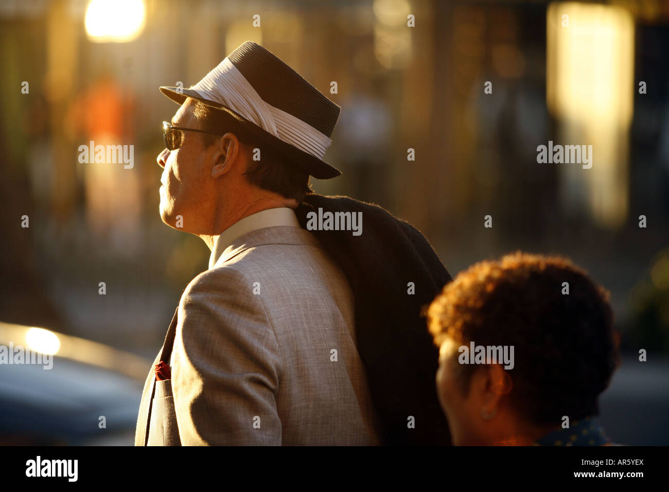 Frank Sinatra style, The Strip, Las Vegas, Nevada, USA Stock Photo