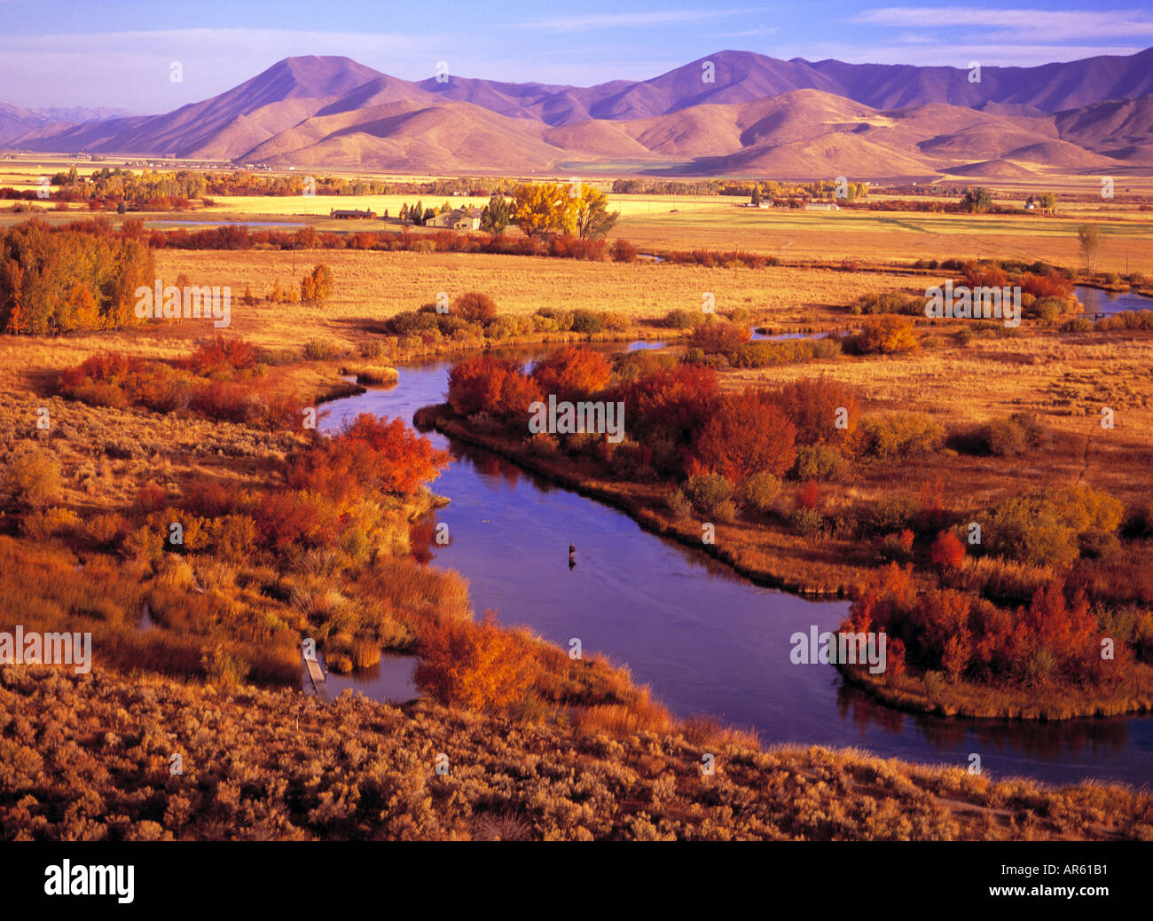 USA Idaho Silver Creek Preserve World Famous Fly fishing spring creek