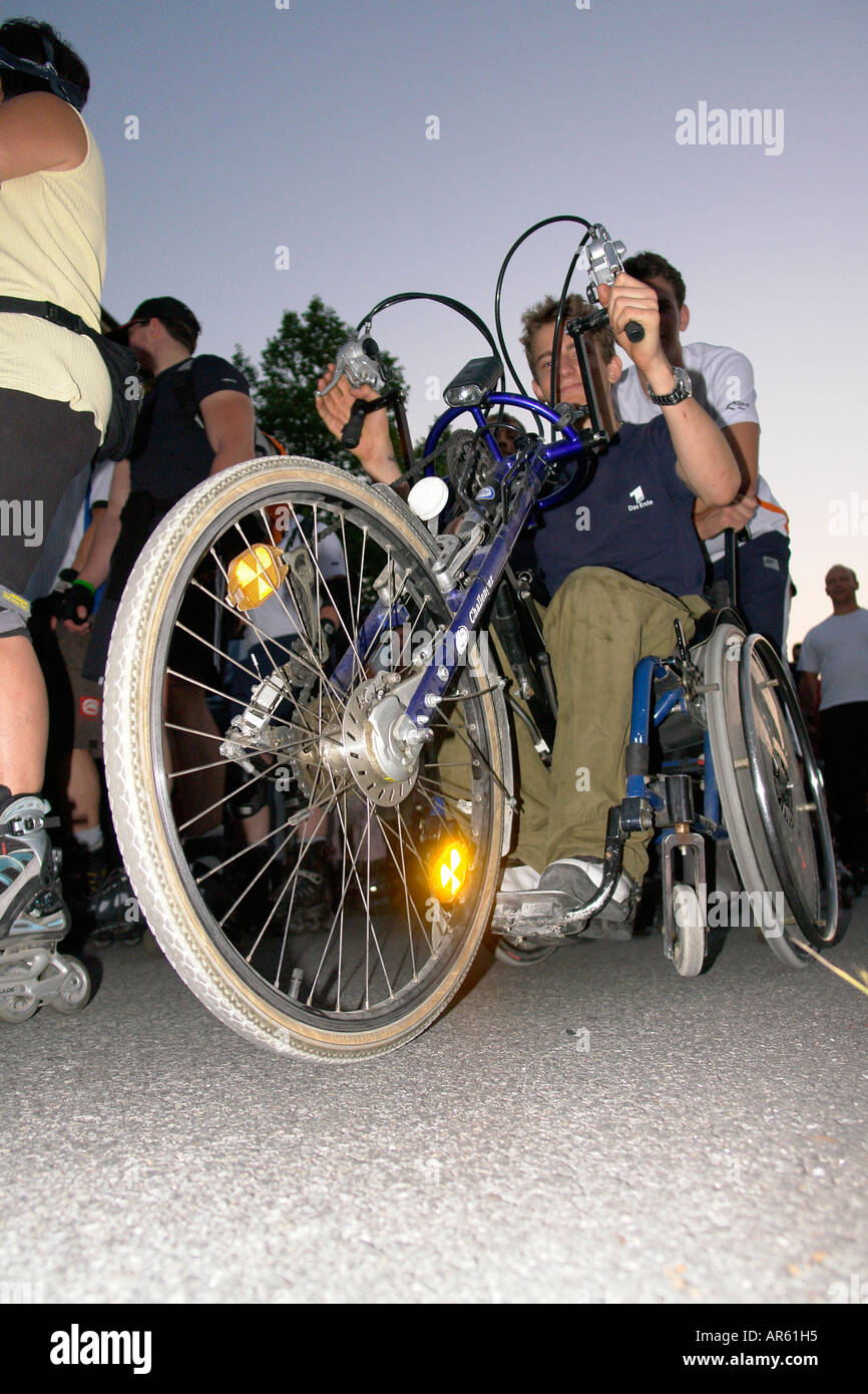 Wheelchair skating hires stock photography and images Alamy