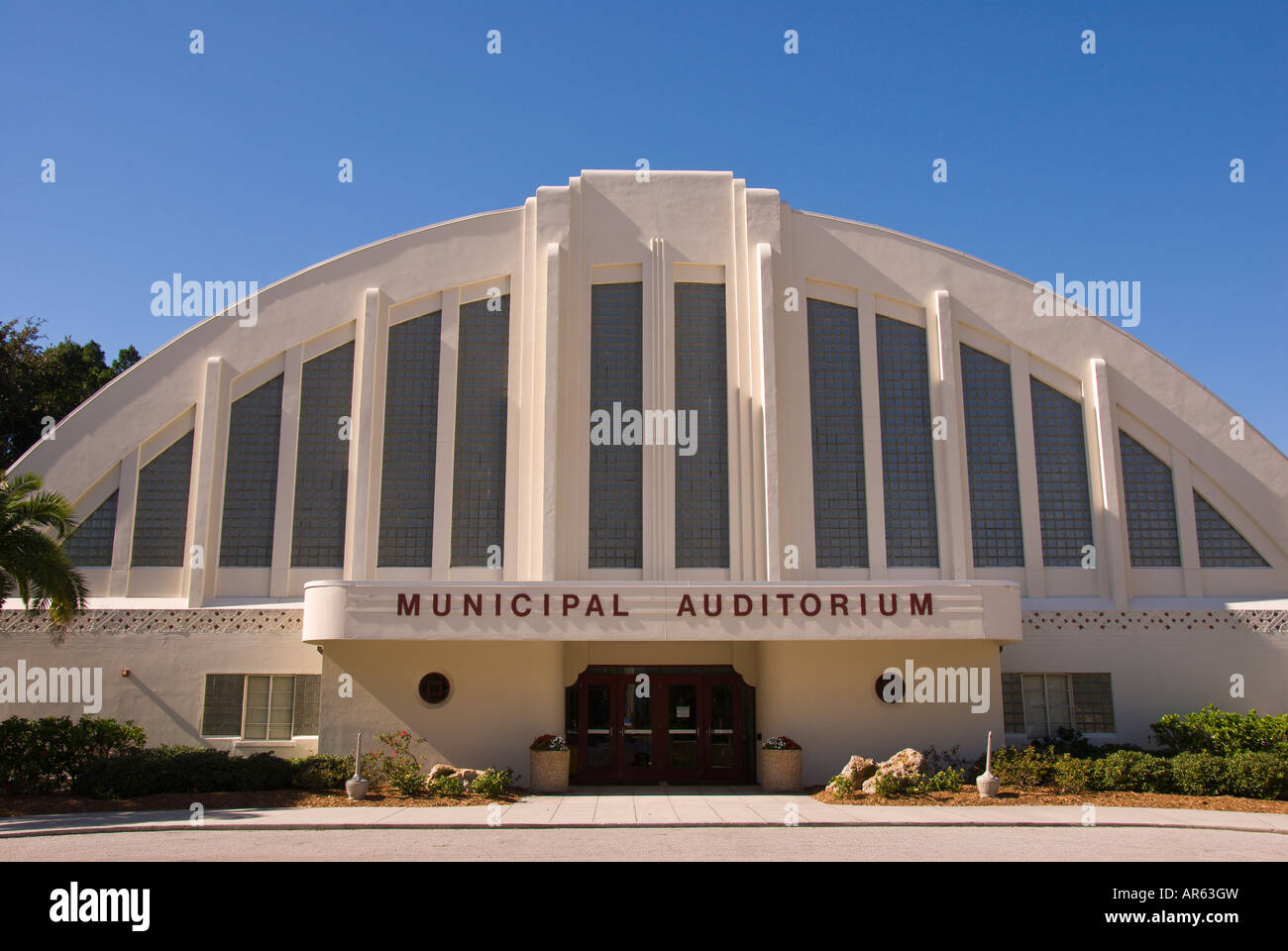 Sarasota Municipal Auditorium Art Deco Moderne style Sarasota Florida