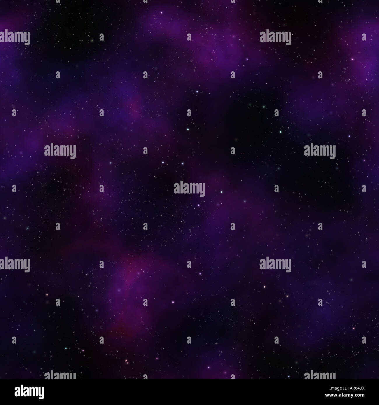 large background image of outer space with purple clouds nebula and shining stars Stock Photo