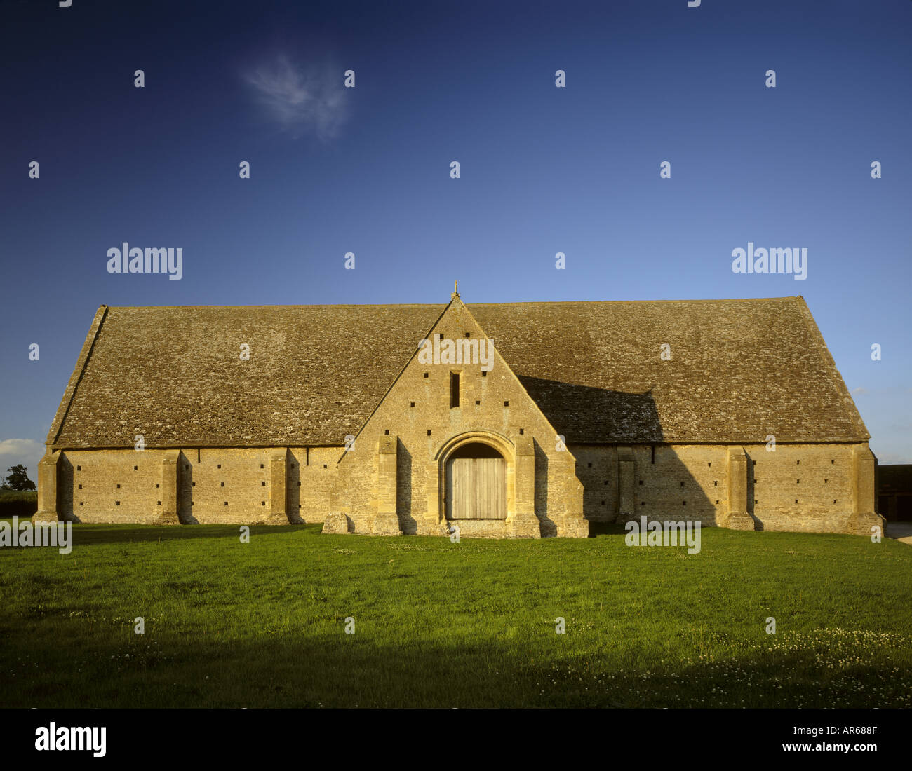 Great Coxwell The Great Barn Oxfordshire Stock Photo