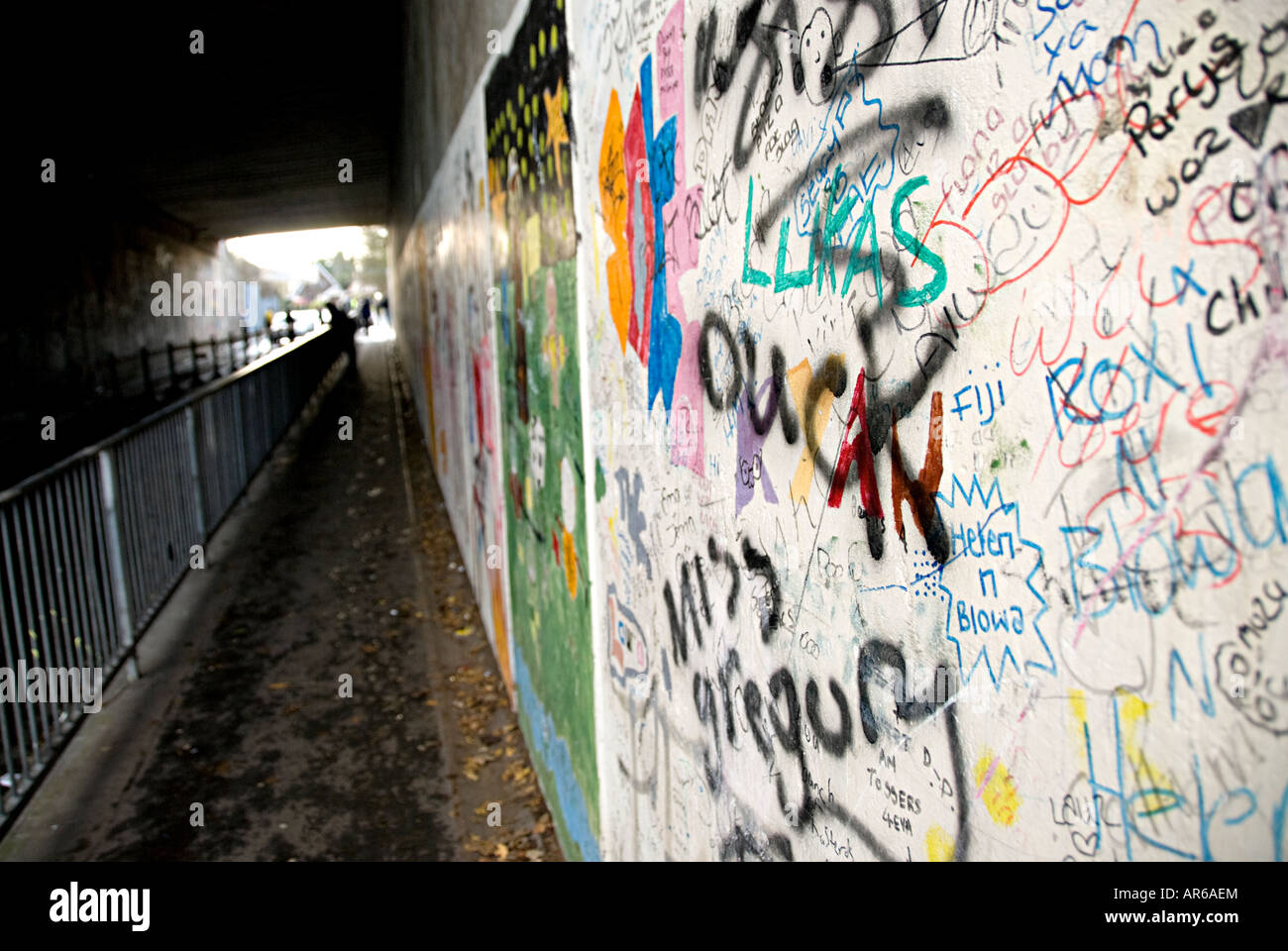 graffiti on the wall in walsall west midlands Stock Photo Alamy