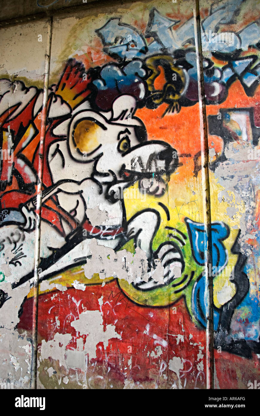 graffiti on the wall in walsall west midlands Stock Photo Alamy