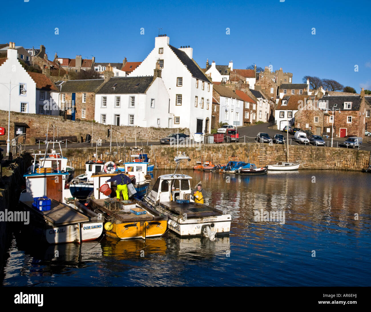 The fishing village of Crail in the East Neuk of Fife Scotland Stock Photo Alamy