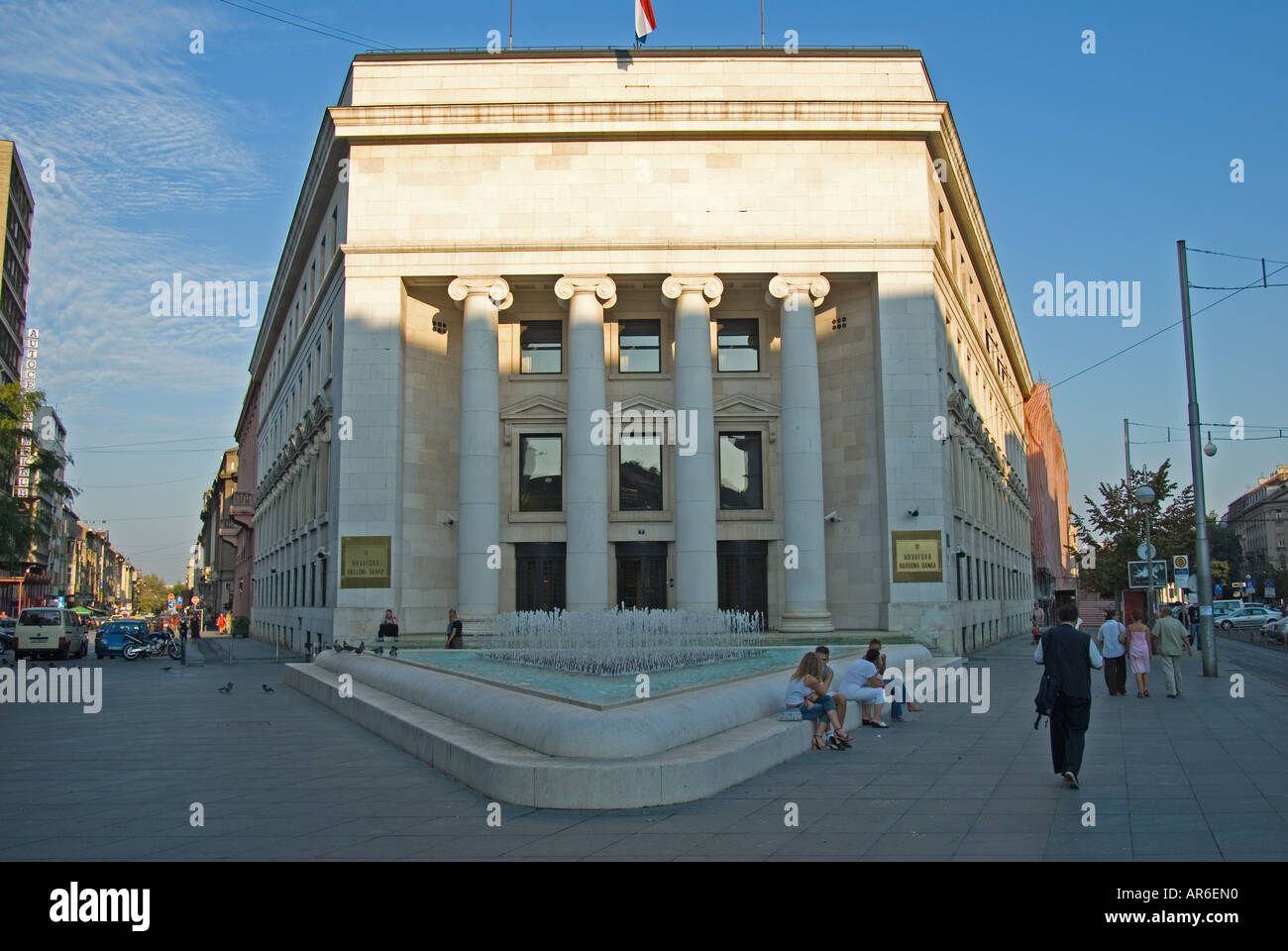 Zagreb Croatia Croatian National Bank Hrvatska Narodna Banka Stock zagreb-croatia-croatian-national-bank-hrvatska-narodna-banka-stock