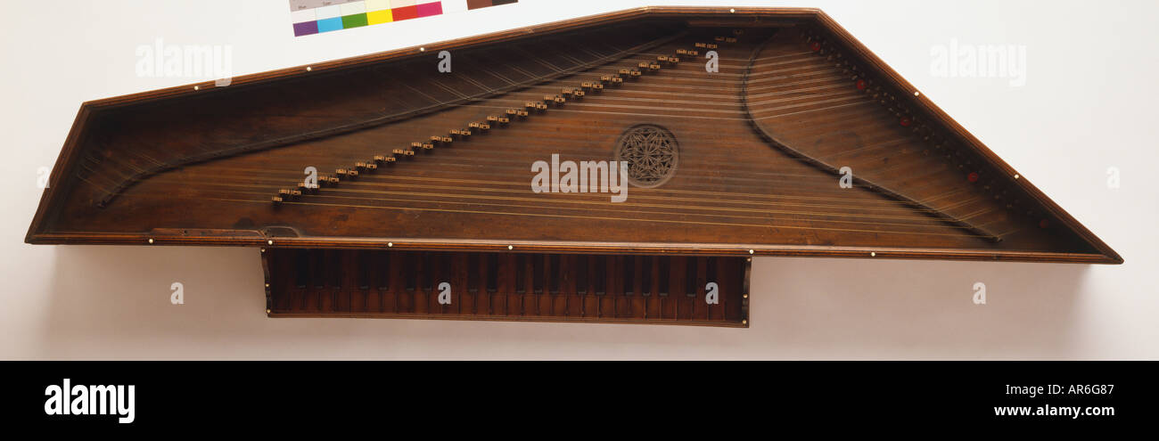 Spinet Instrument Harpsichord Cut Out Stock Images & Pictures - Alamy