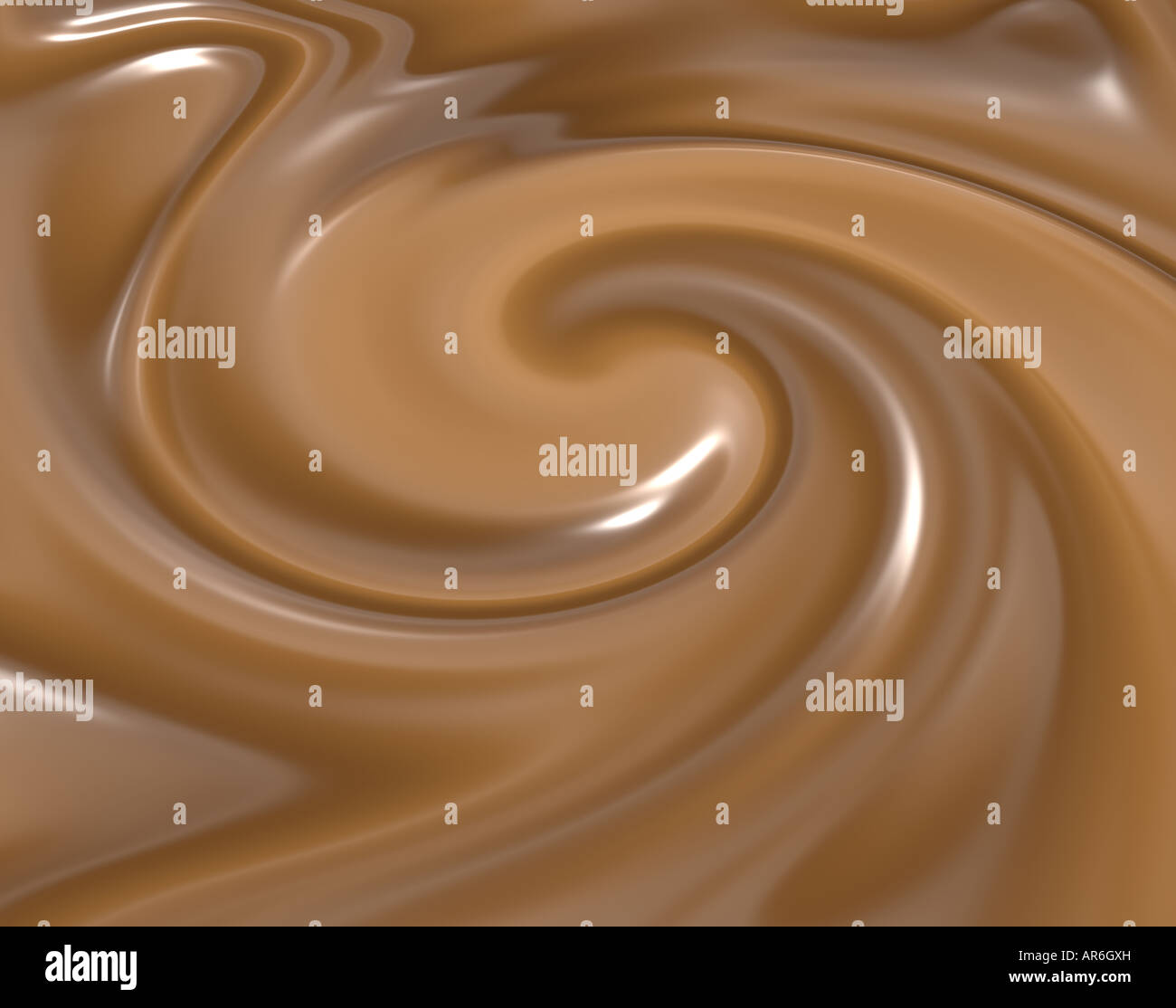 image of beautiful melting milk chocolate Stock Photo
