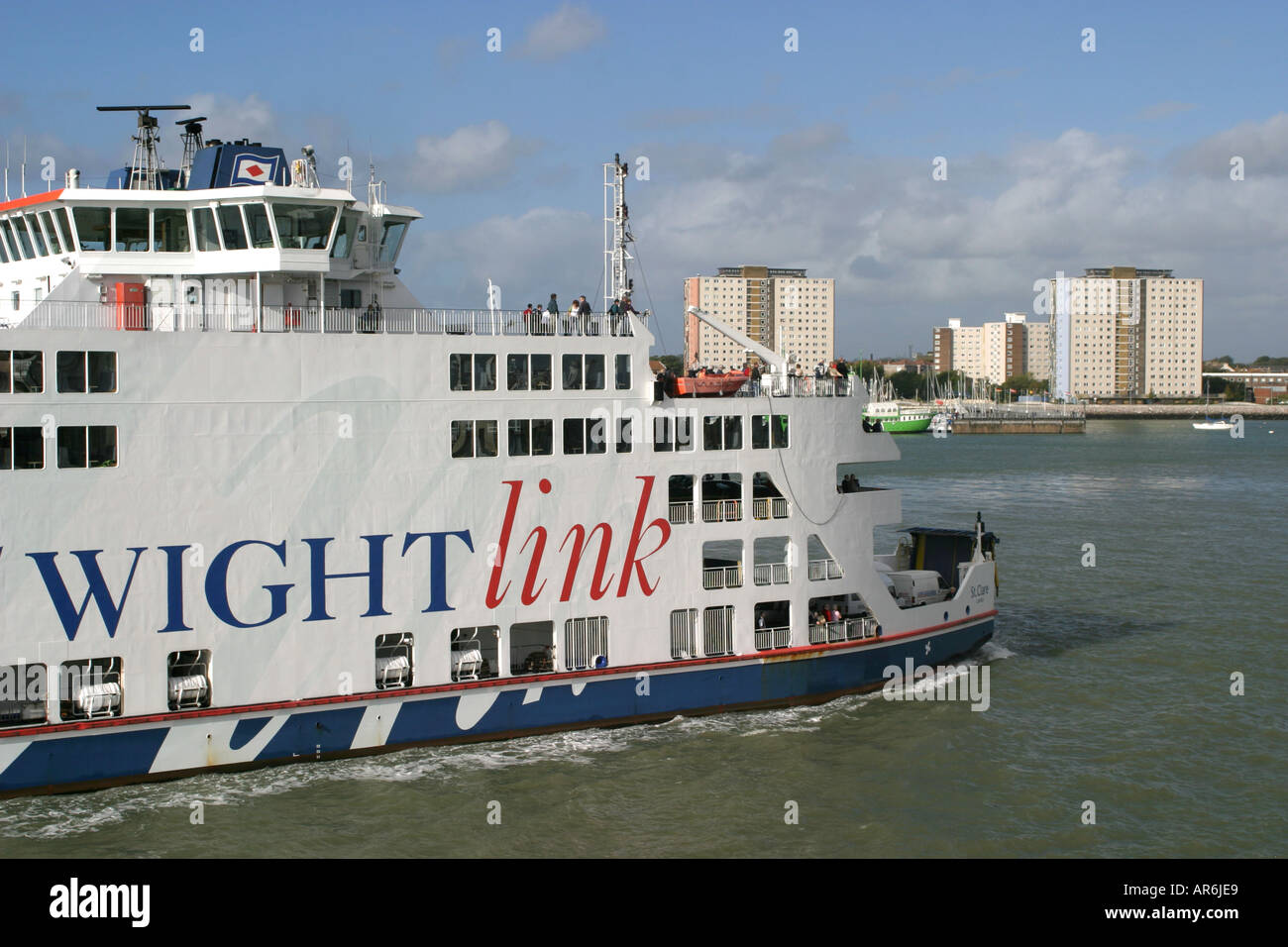 Wightlink ferry bridge hi-res stock photography and images - Alamy