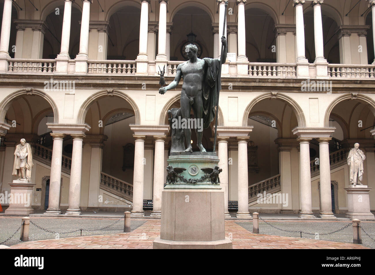 Napoleon statue Pinacoteca di Brera Milan Stock Photo - Alamy