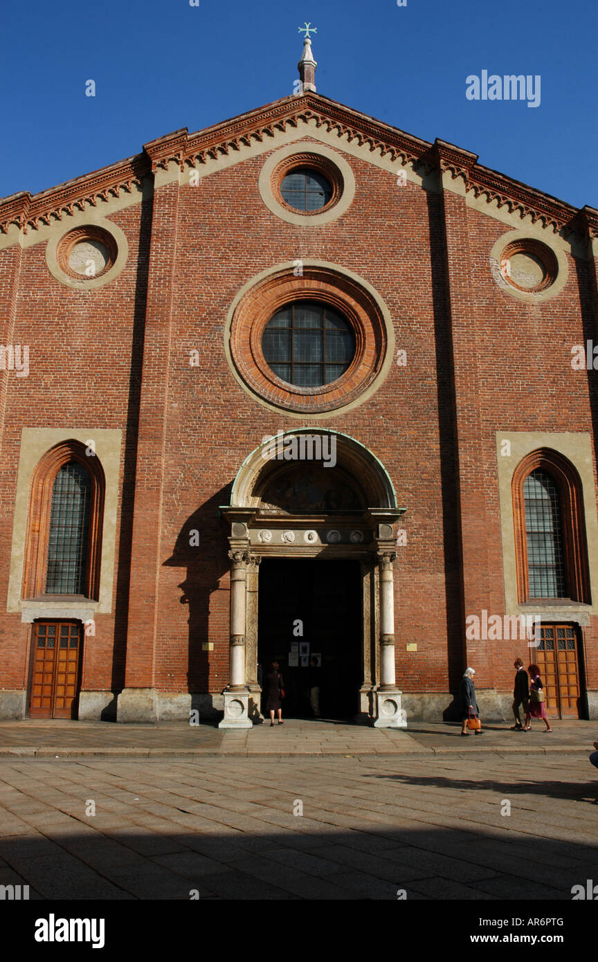 Santa Maria delle Grazie Milan Italia Stock Photo