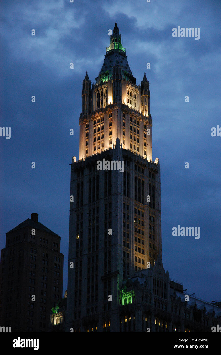Woolworth Building New York USA Stock Photo