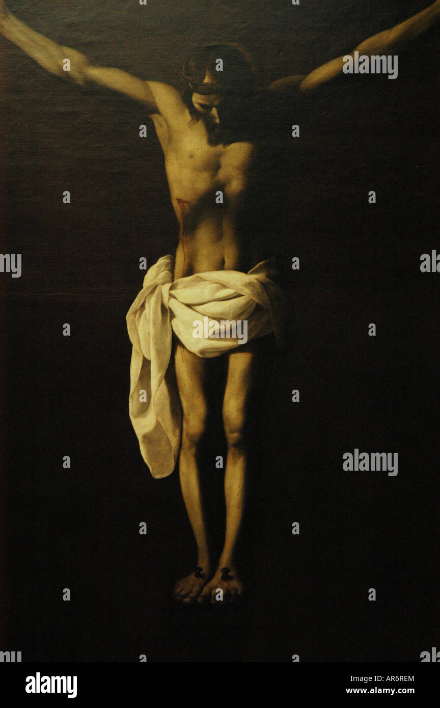 Zurbaran The Crucifixion Metropolitan Museum New York USA Stock Photo