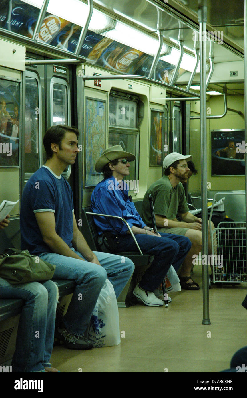 Subway New York USA Stock Photo