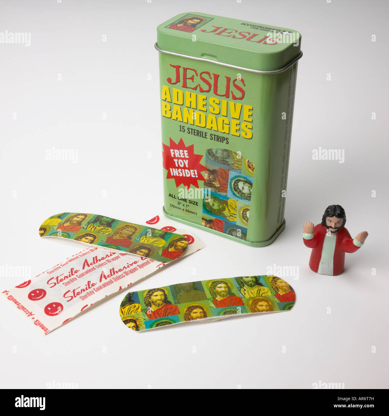 Jesus adhesive bandages or plasters Stock Photo Alamy