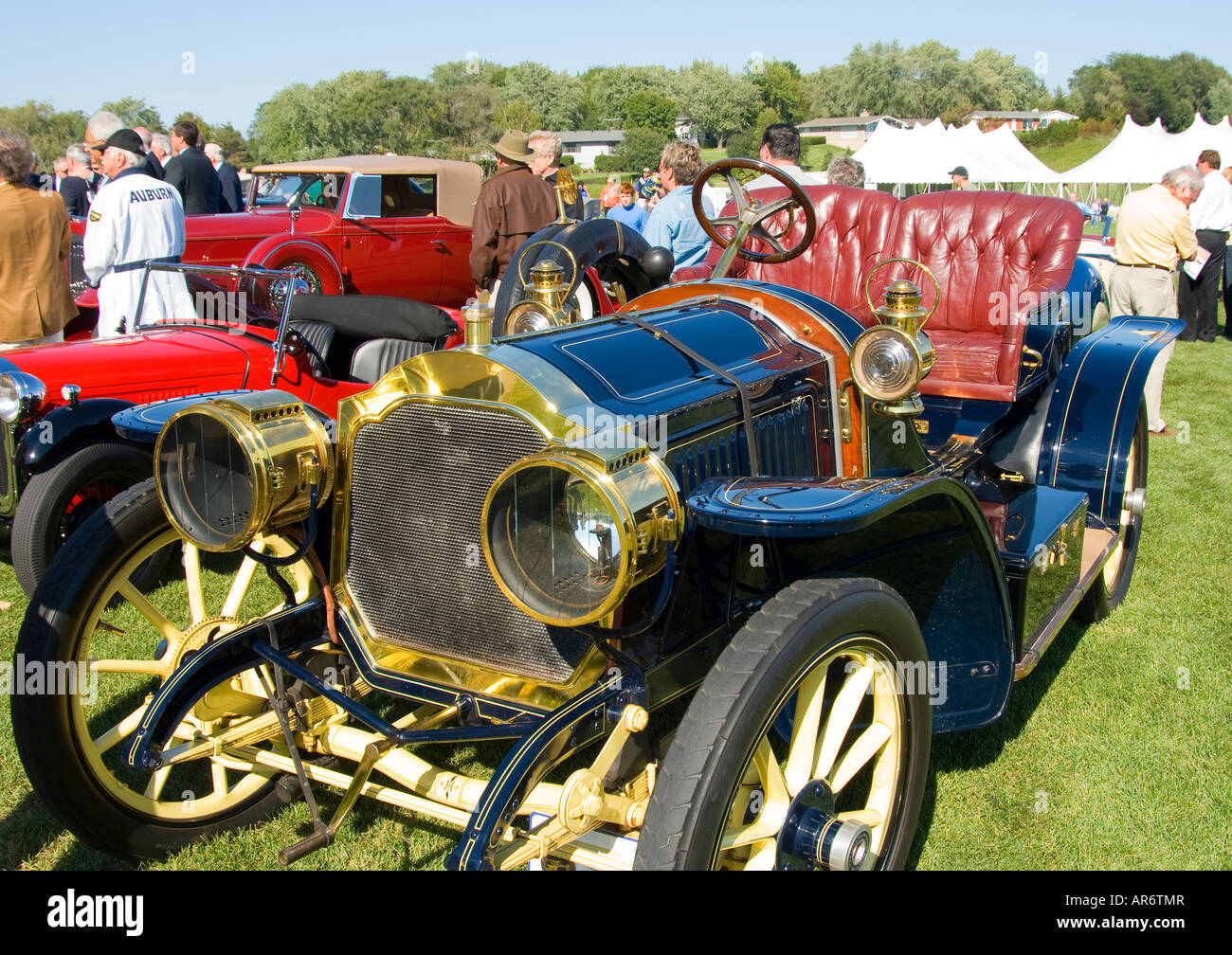 Exhibitors at the 2007 Inaugural Barrington Concours D Elegance Stock Photo