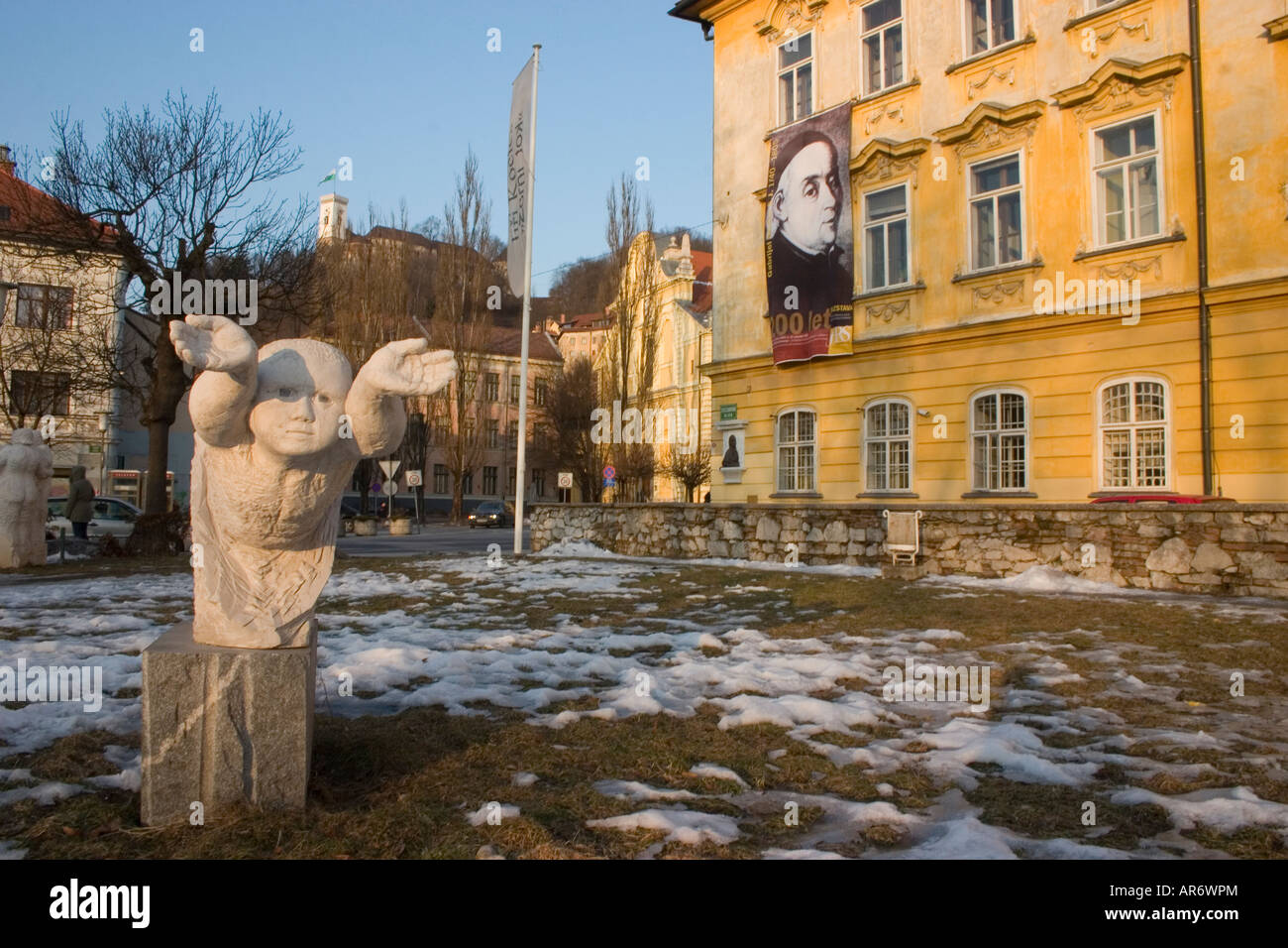 Gruber Palace Ljubljana Slovenia Stock Photo