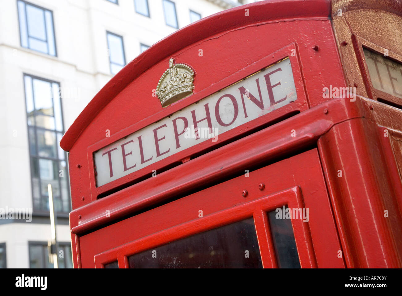 Red Telephone Box Stock Photo Alamy