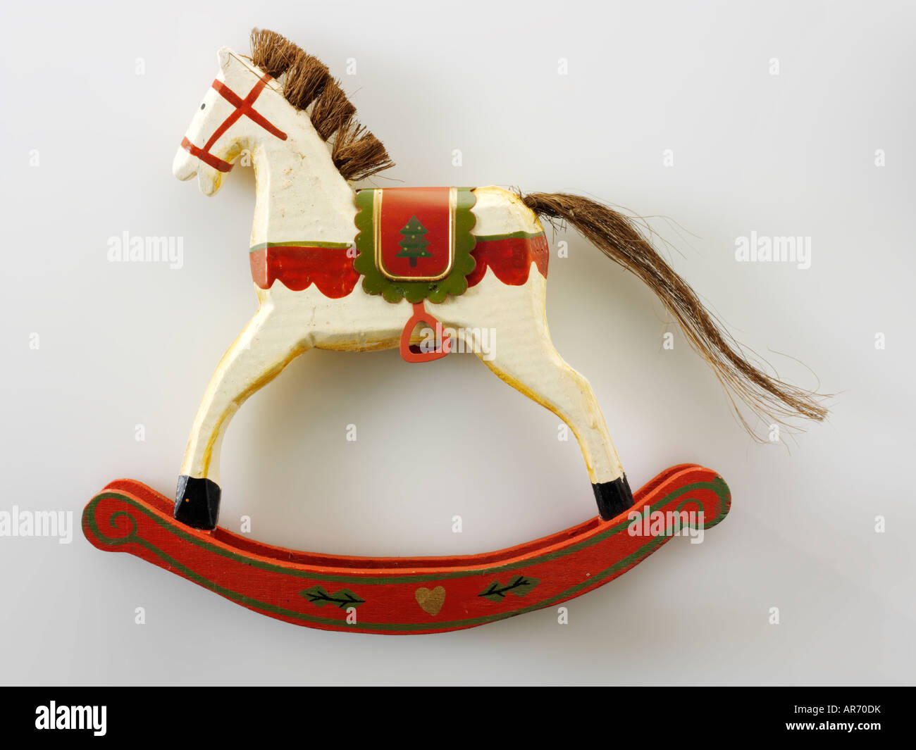 decorative wooden rocking horse