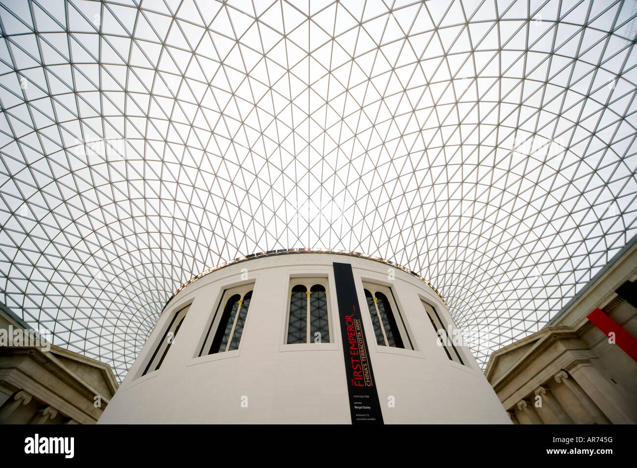 View of interior of the British Museum in London Stock Photo - Alamy