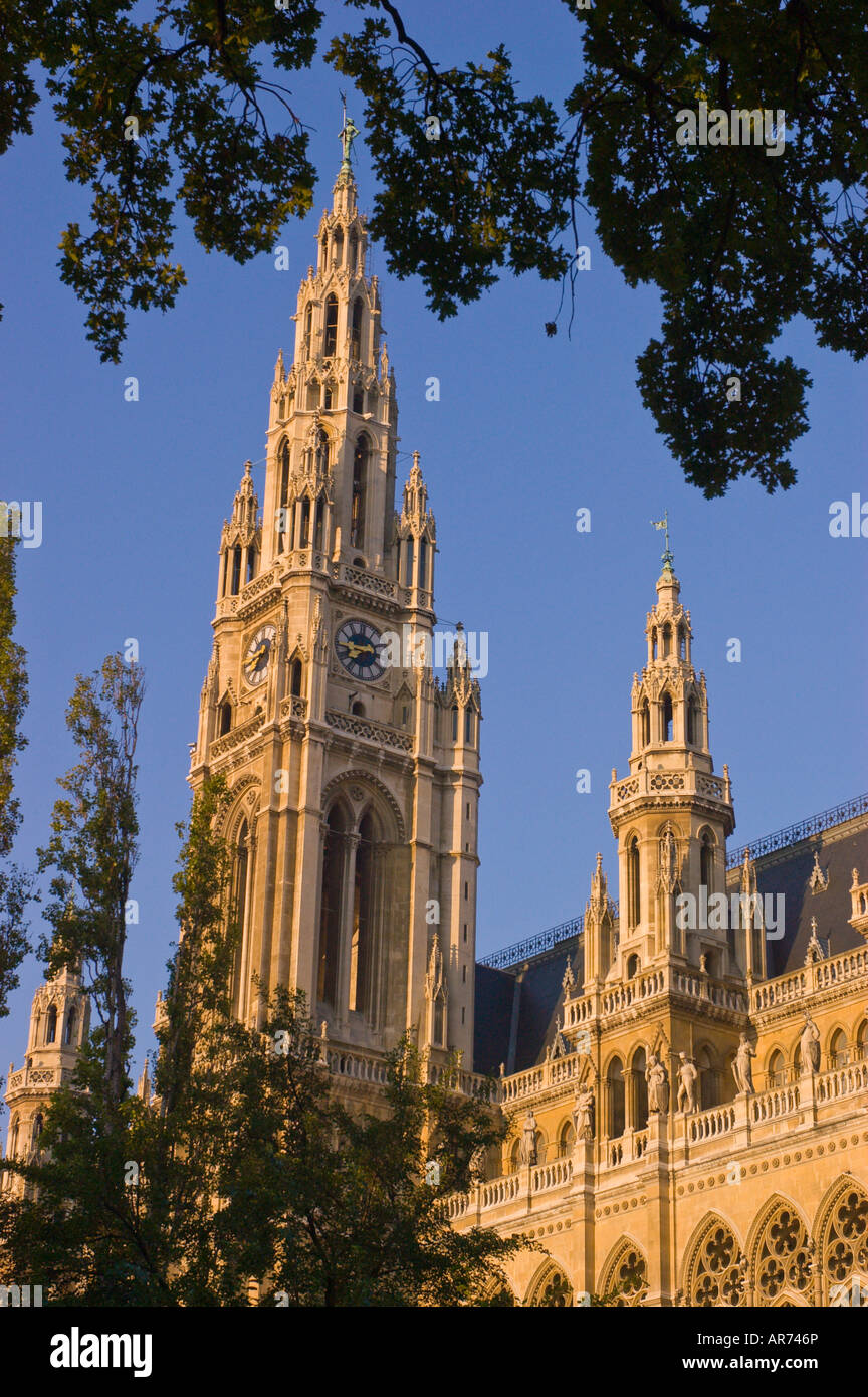 VIENNA AUSTRIA - Rathaus, Vienna's neogothic city hall Stock Photo - Alamy