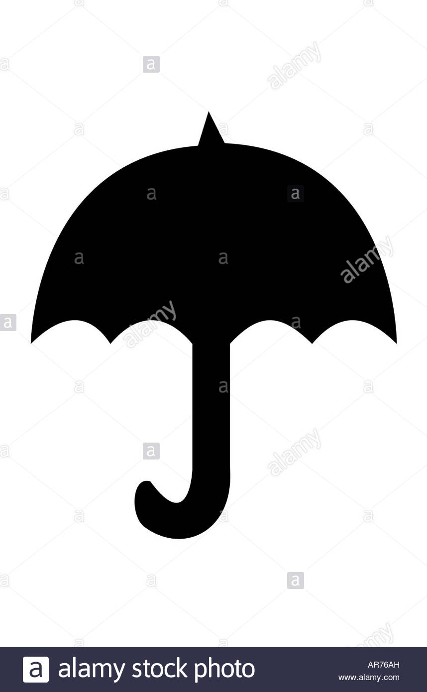 Umbrella graphic Stock Photo