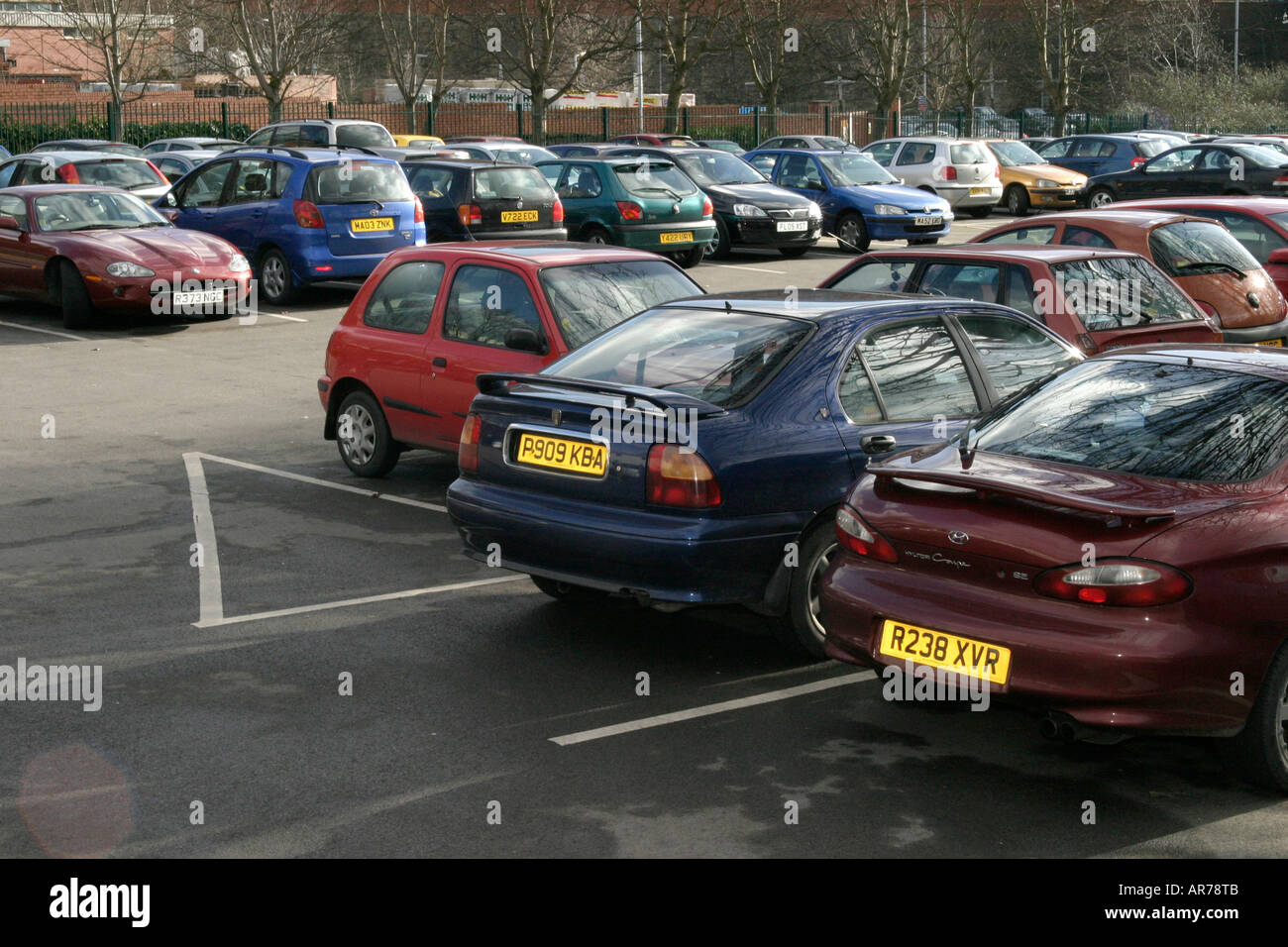 inner City Car park in the UK Stock Photo Alamy