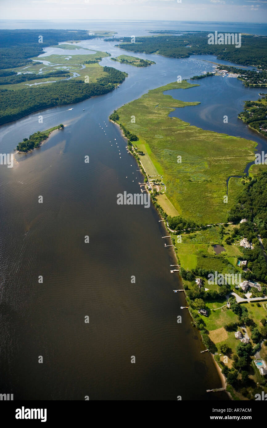 Long Island Sound Aerial High Resolution Stock Photography and Images