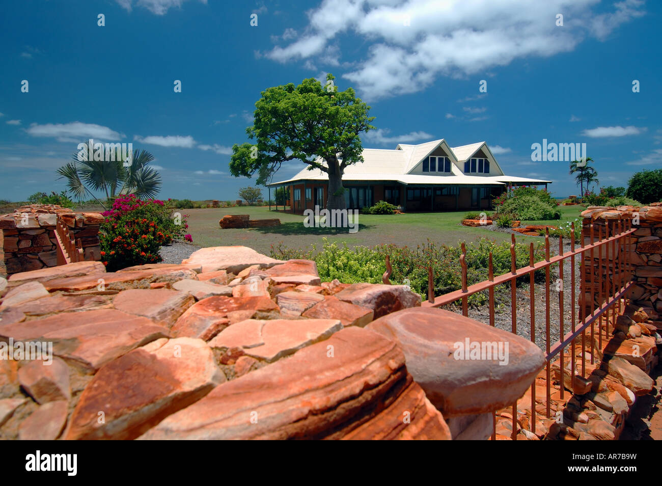 Modern Broome style architecture of the lighthouse keeper's cottage