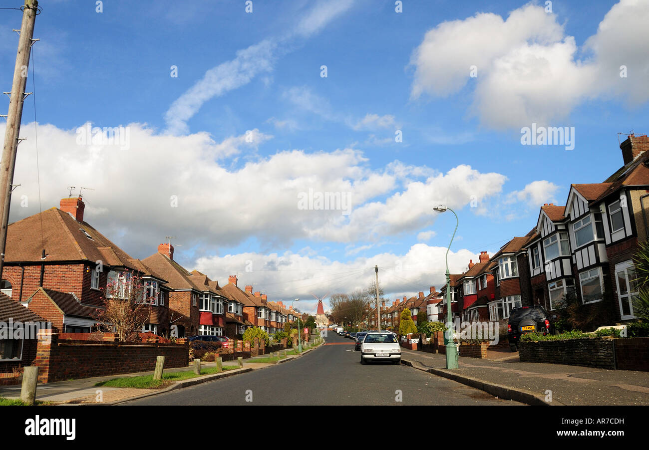 English street, Holmes Avenue, Hove, East Sussex, England Stock Photo Alamy