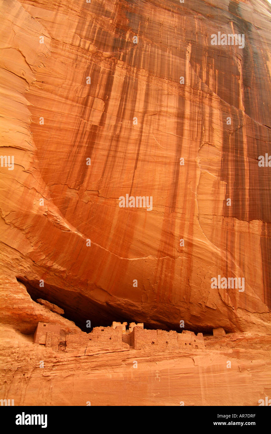 White House Ruins at Cayon de Chelly, Arizona Stock Photo