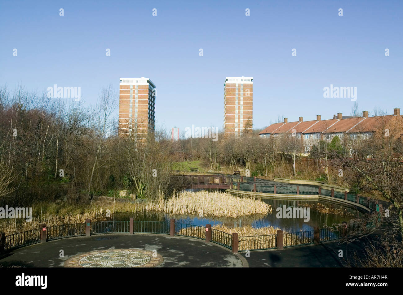 Everton Park Nature Garden in the centre of Liverpool England Stock Photo