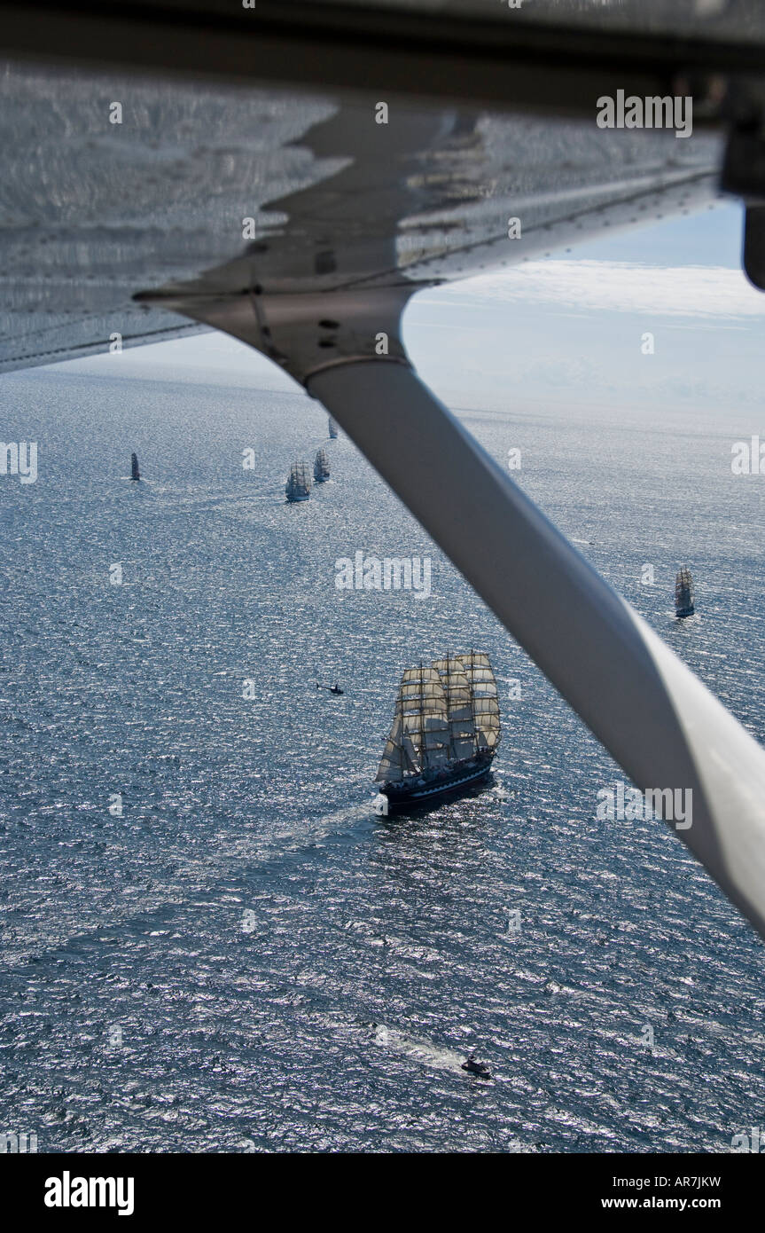 Tall Ships Race 2007, The worlds largest sailing ship the Russian bark