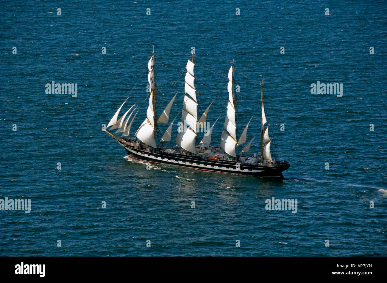 Tall Ships Race 2007, The worlds largest sailing ship the Russian bark