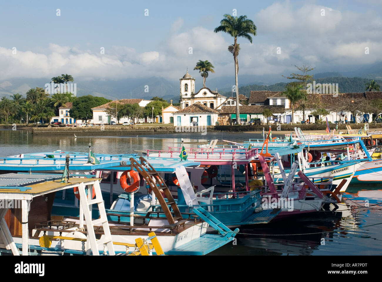 bay of Angra Brazil , Paraty Stock Photo Alamy