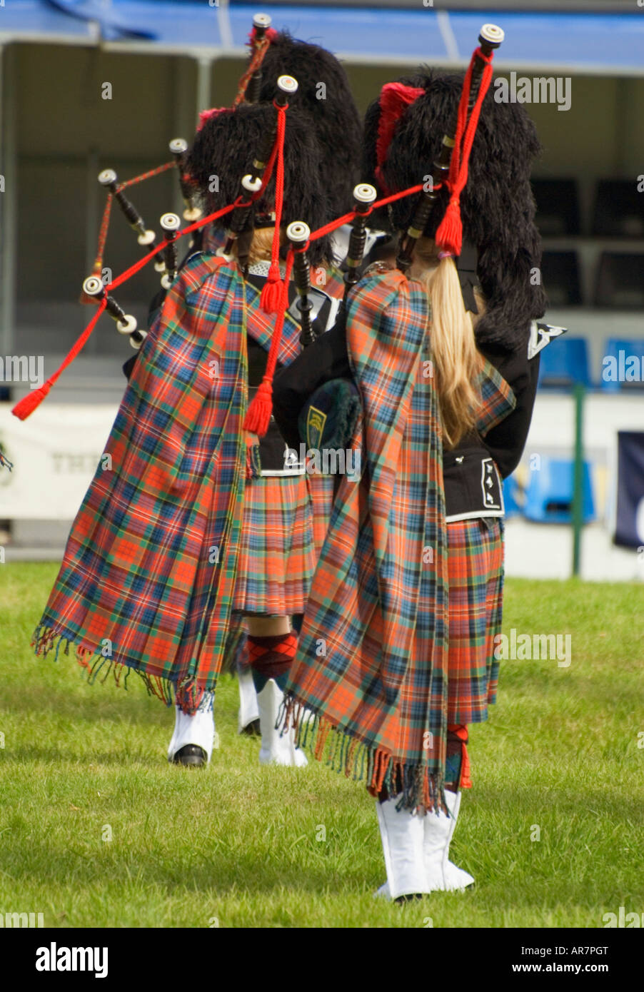 Scottish Pipe Band Stock Photo Alamy